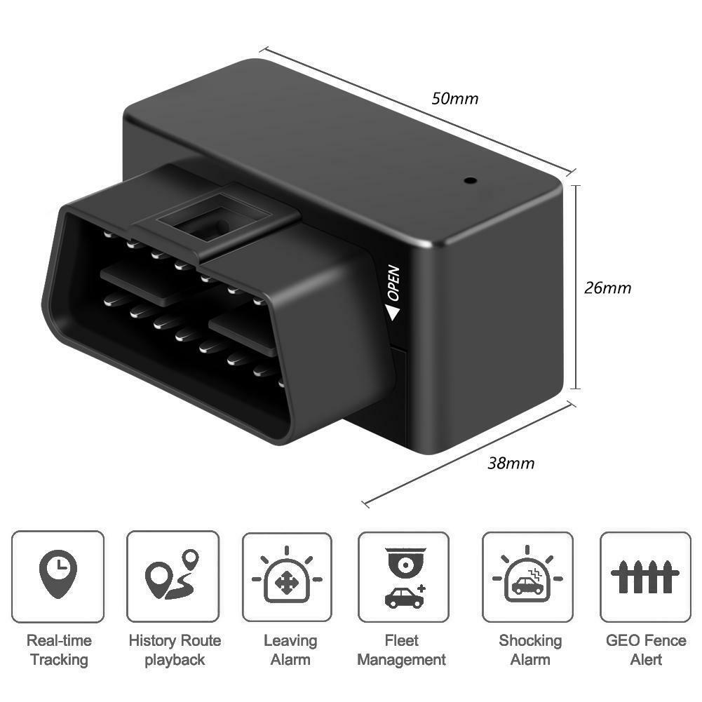OBD Plug&Play Advanced Real Time Car Tracker 30 Days FREE Tracking