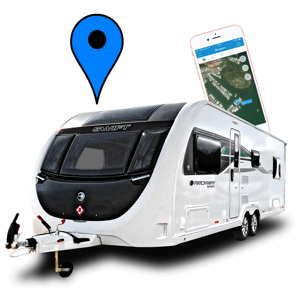 Subscription Free Self Contained Caravan Tracker Up To 6 Month Battery Life