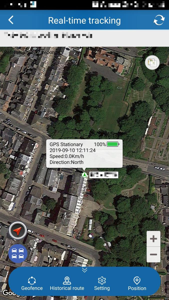 Self-Contained GPS Tracker